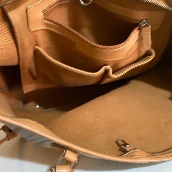 Borsette print PVC leather tote handbag - Picture 5 of 9